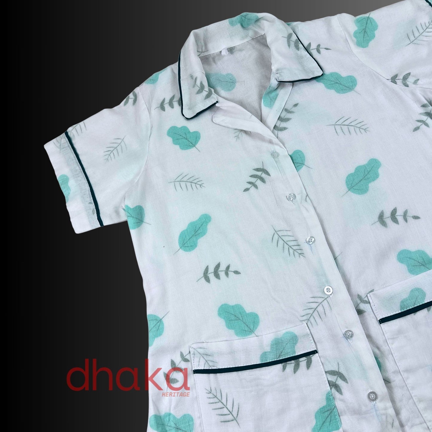 Green Leaf Half Dhaka Pajama