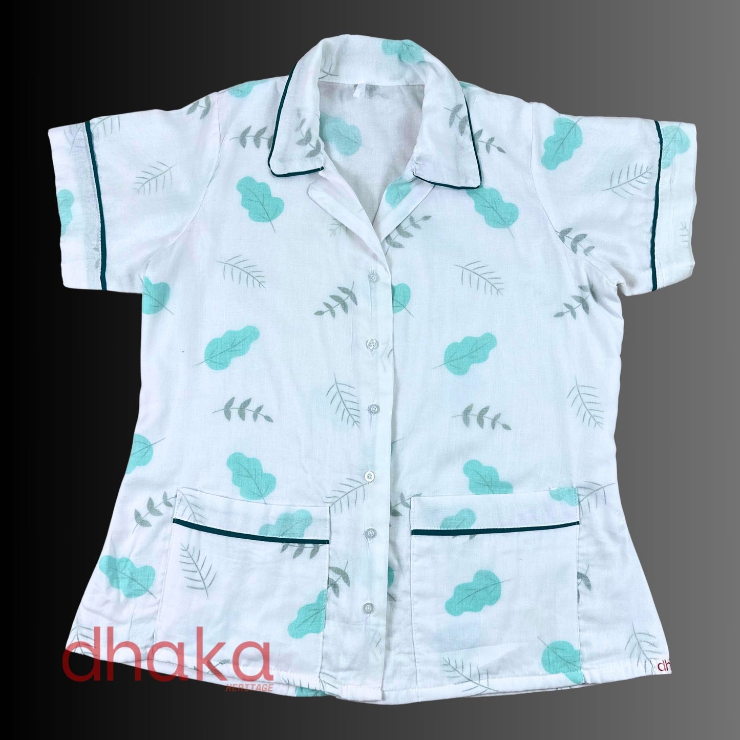 Green Leaf Half Dhaka Pajama