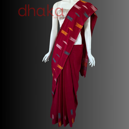 The drape of twilight Dhaka Saree