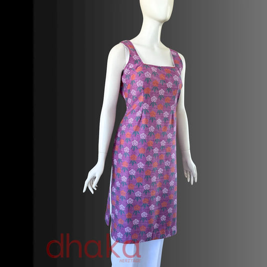 Laliguransh Print Sleveless Kurtha