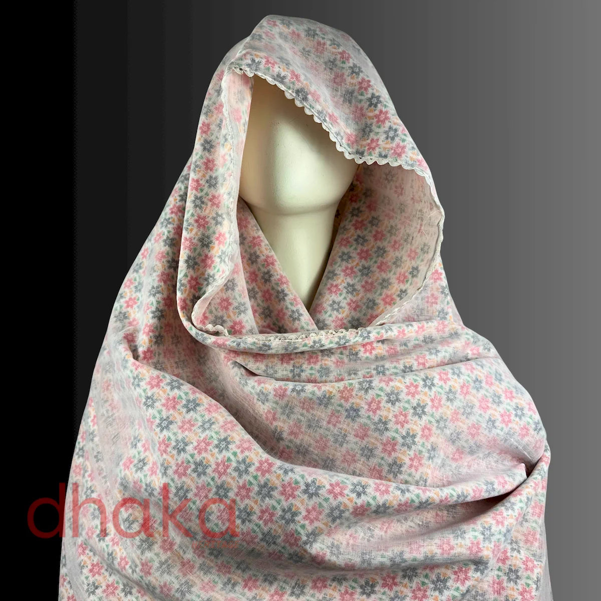 Rato Kalo - Khasto Shawl