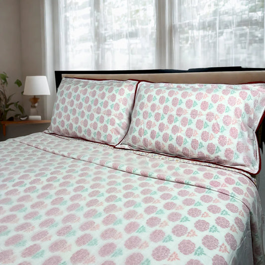 Handcrafted Laligurash Bloom Blanket Set