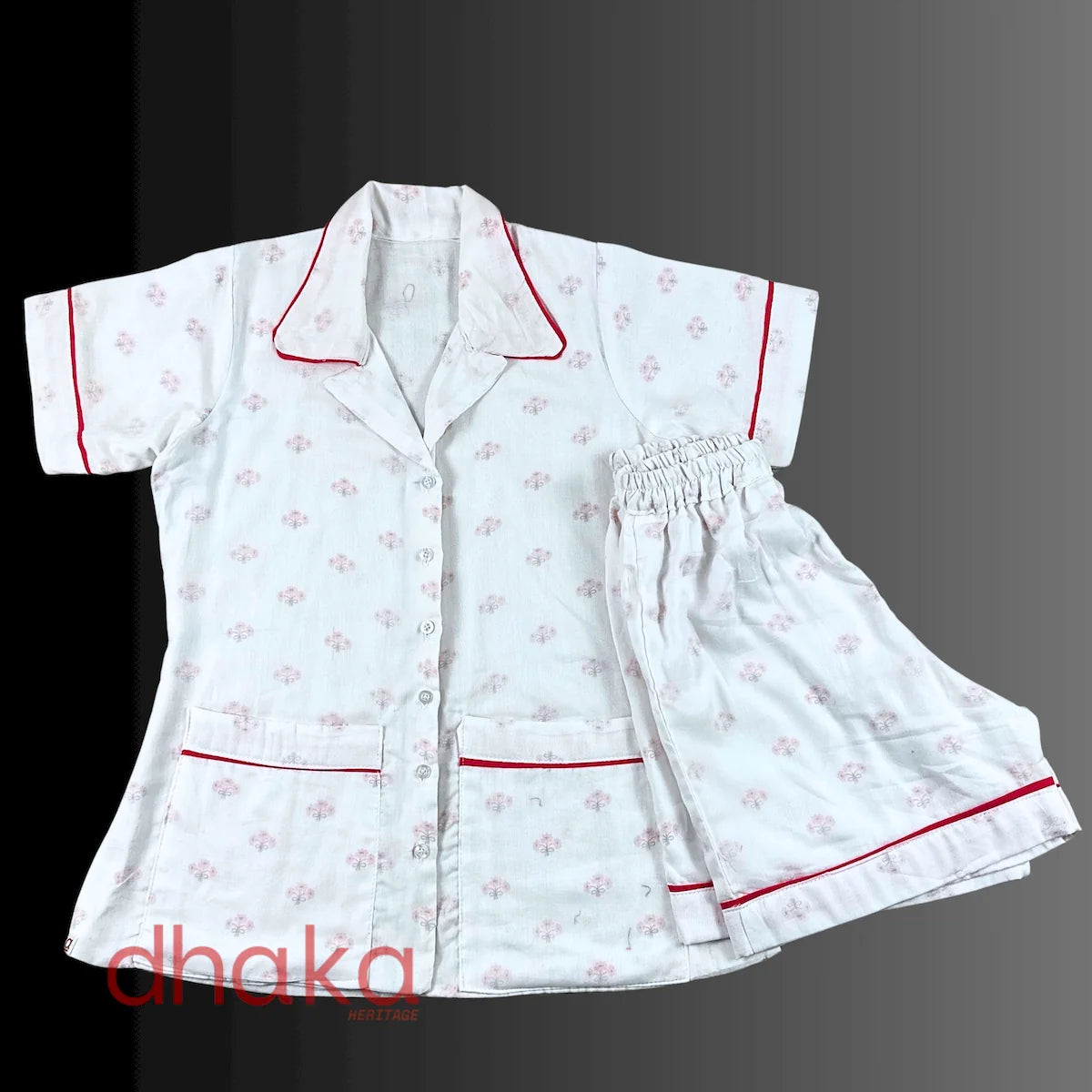 Blush Bloom Dhaka Pajama