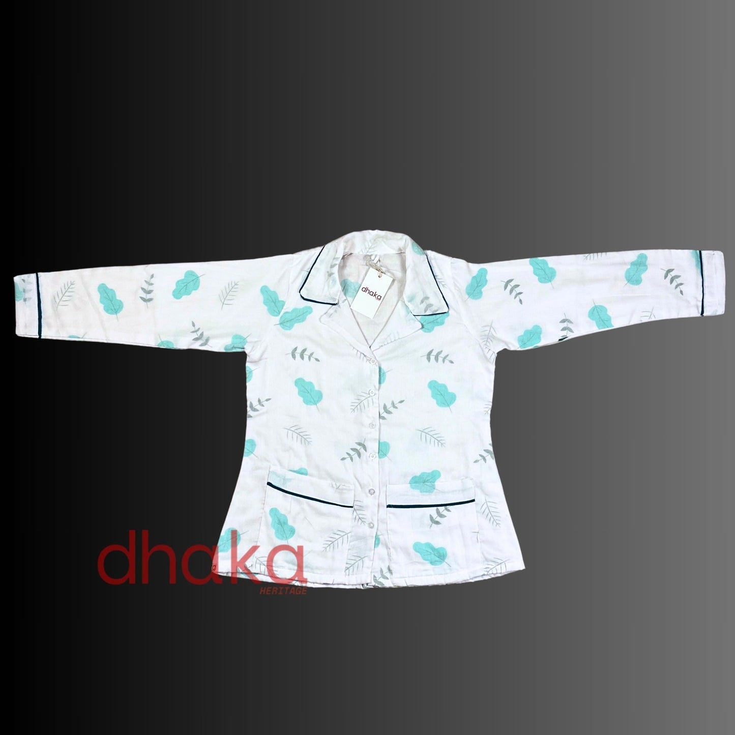 Green Leaf Full Dhaka Pajama