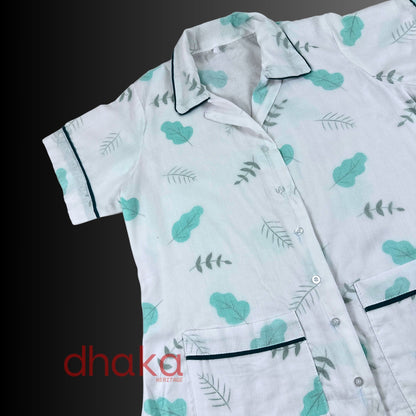 Green Leaf Half Dhaka Pajama