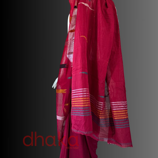 The drape of twilight Dhaka Saree