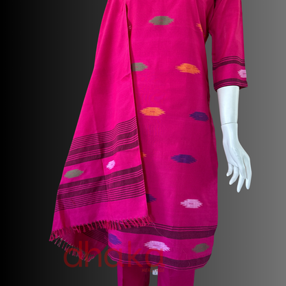Gulabi Dhaka Kurtha