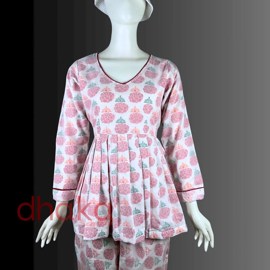 Spring Bloom Laliguransh Frock Set