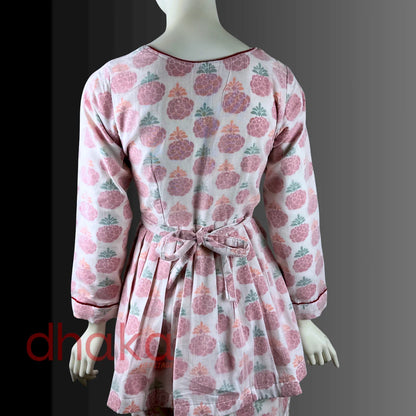 Spring Bloom Laliguransh Frock Set