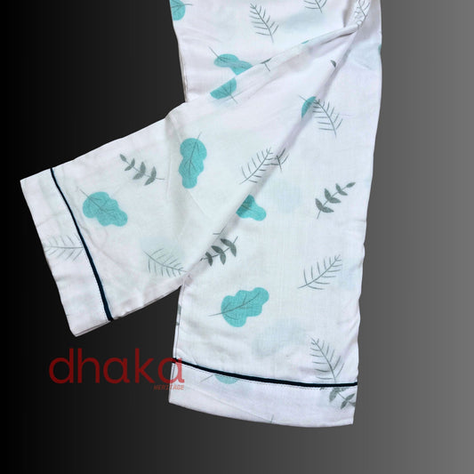 Green Leaf Half Dhaka Pajama