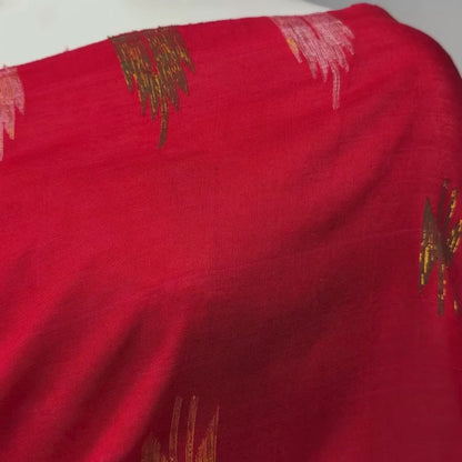 Red Laliguransh Dhaka Saree